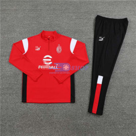 Sudadera de Entrenamiento AC Milan Rojo/Blanco 2023/2024