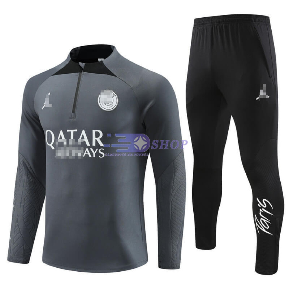 Sudadera de Entrenamiento PSG Gris Oscuro 2023/2024 Kit