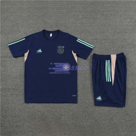 Camiseta de Entrenamiento Ajax de Ámsterdam Azul Marino 2023/2024 Kit