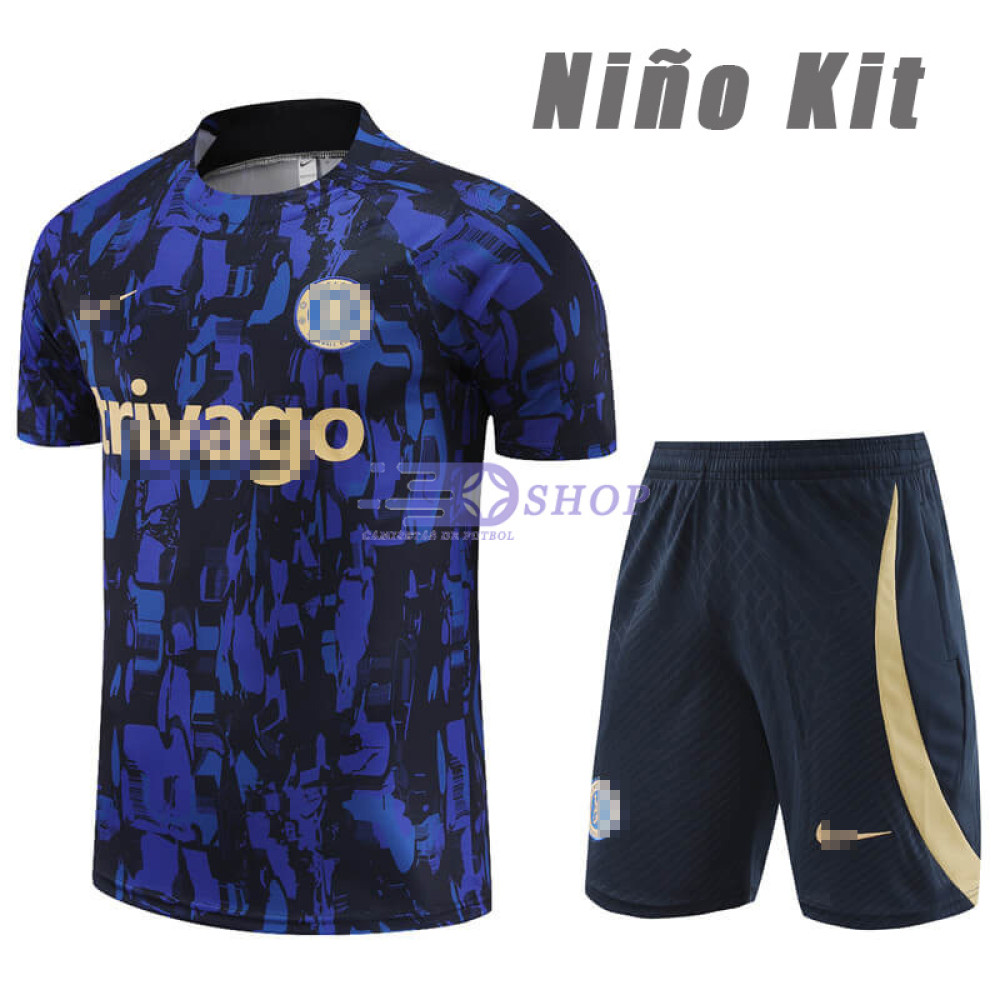 Camiseta de Entrenamiento Chelsea Azul 2023/2024 Niño Kit