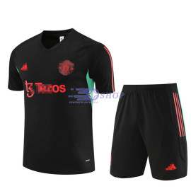Camiseta de Entrenamiento Manchester United Negro/Verde 2023/2024