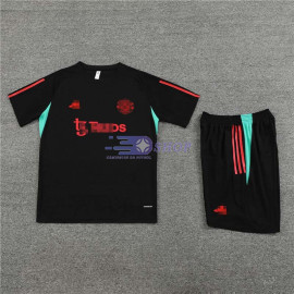 Camiseta de Entrenamiento Manchester United Negro/Verde 2023/2024