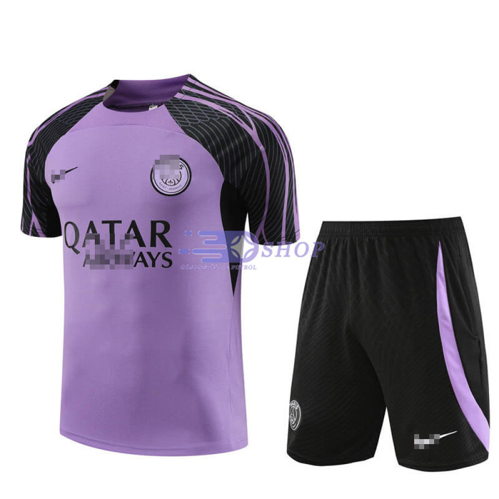 Camiseta de Entrenamiento PSG Morado/Negro 2023/2024 Kit