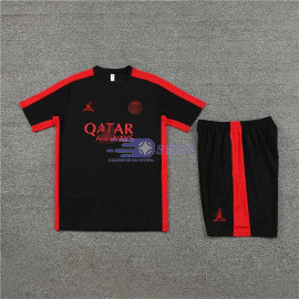 Camiseta de Entrenamiento PSG Negro/Rojo 2023/2024 Kit