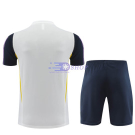 Camiseta de Entrenamiento Real Madrid Blanco/Azul Marino 2023/2024 Kit