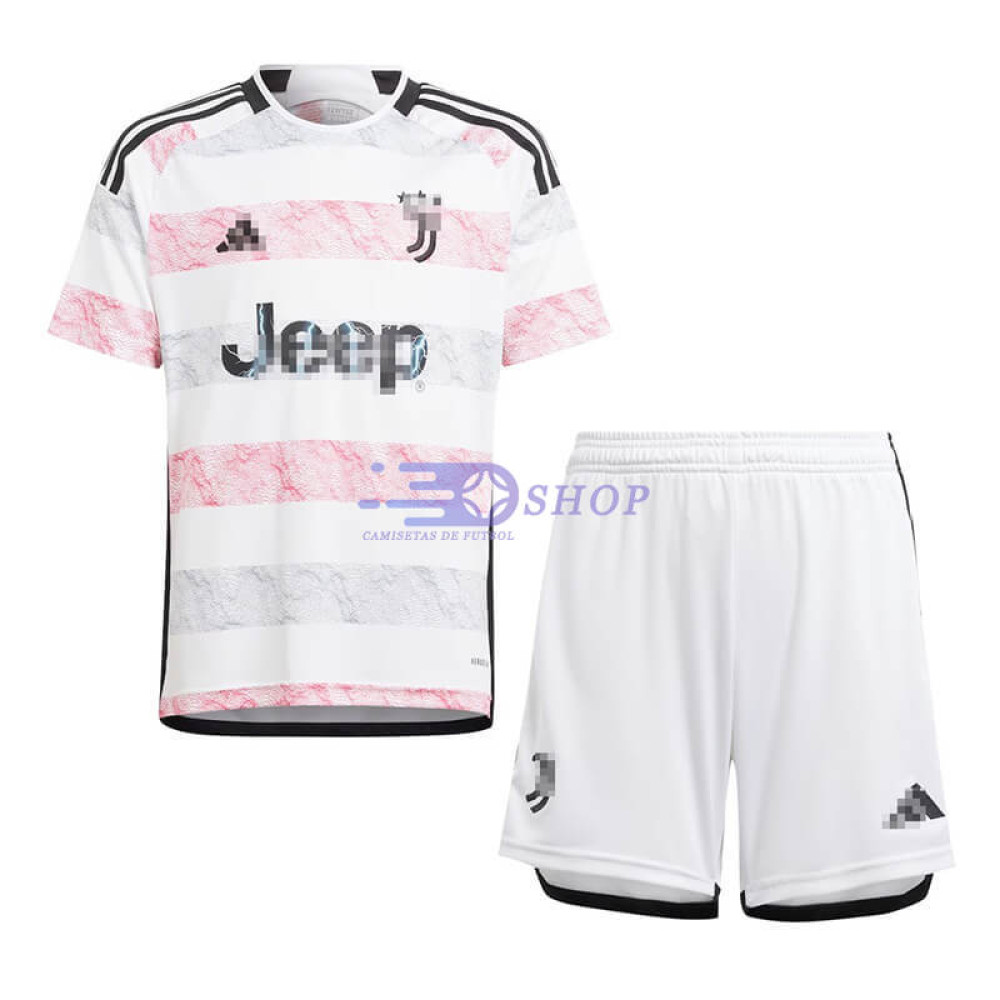 Camiseta Juventus 2023/2024 2ª Equipación Niño Kit