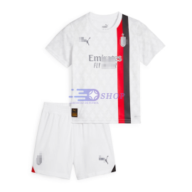 Camiseta AC Milan 2023/2024 2ª Equipación Niño Kit