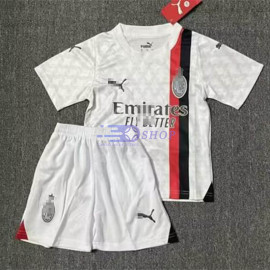 Camiseta AC Milan 2023/2024 2ª Equipación Niño Kit