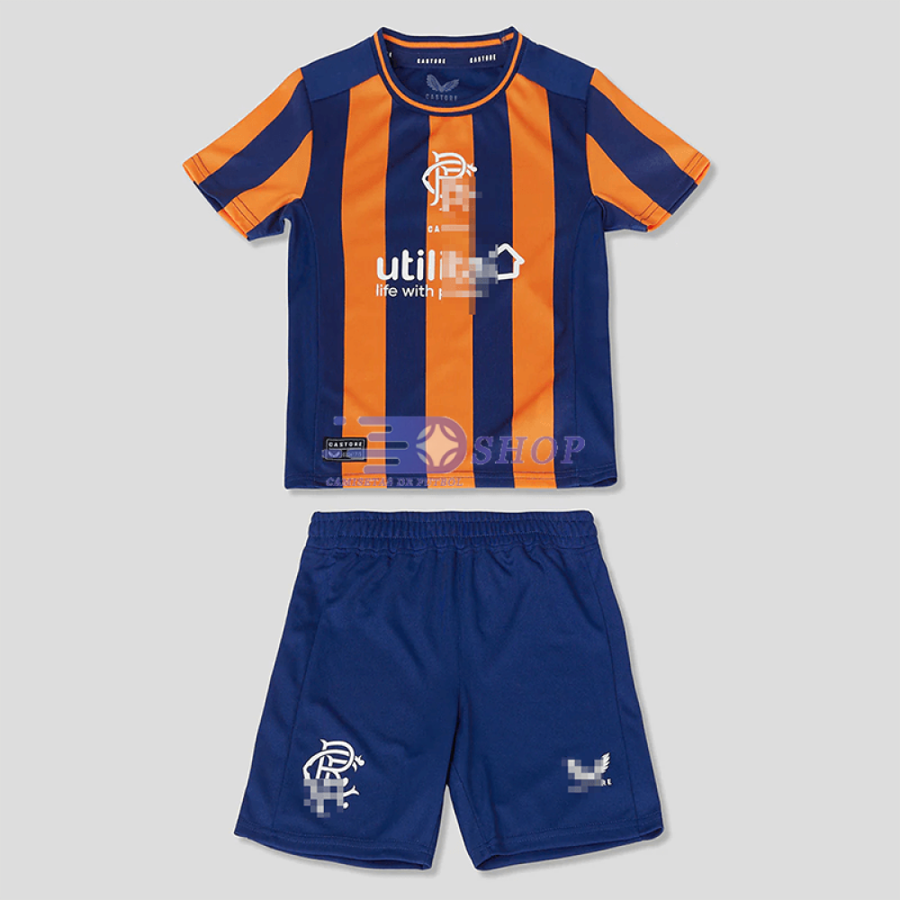 Camiseta Rangers FC 2023/2024 3ª Equipación Niño Kit
