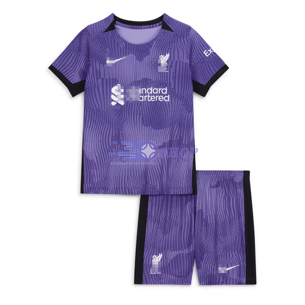 Camiseta Liverpool 2023/2024 3ª Equipación Niño Kit