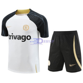 Camiseta de Entrenamiento Chelsea FC Blanco/Negro 2023/2024