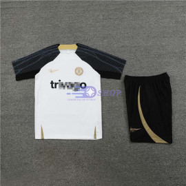 Camiseta de Entrenamiento Chelsea FC Blanco/Negro 2023/2024