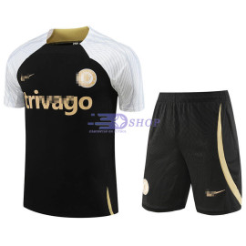 Camiseta de Entrenamiento Chelsea FC 2023/2024 Negro/Blanco
