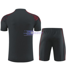 Camiseta de Entrenamiento Manchester City Negro/Rojo 2023/2024