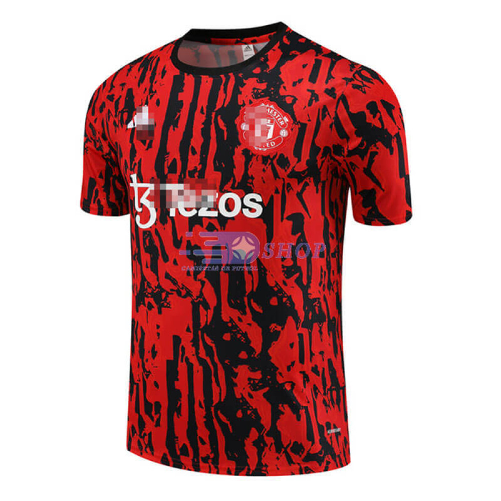 Camiseta de Entrenamiento Manchester United Rojo/Negro 2023/2024