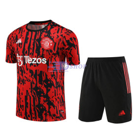 Camiseta de Entrenamiento Manchester United Rojo/Negro 2023/2024