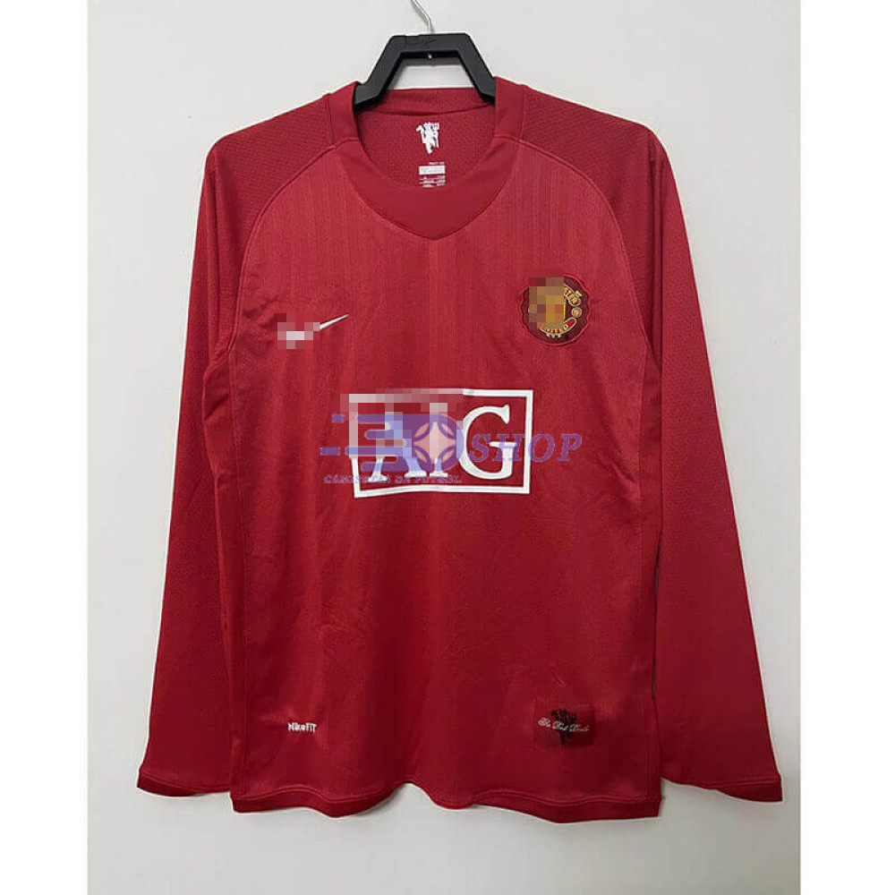 Camiseta Manchester United 07/08 1ª Equipación Retro ML