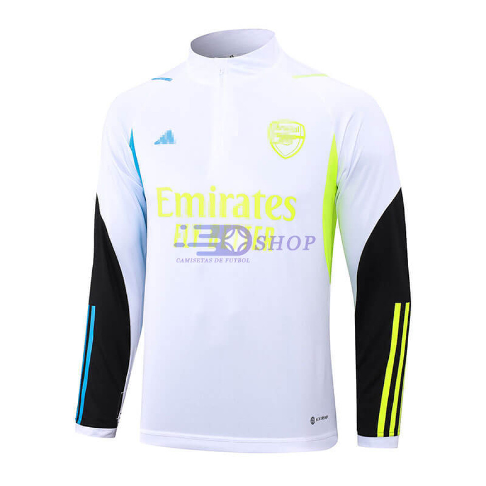 Sudadera de Entrenamiento Arsenal Blanco/Negro 2023/2024