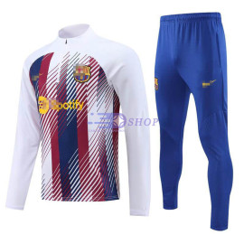 Sudadera de Entrenamiento Barcelona Blanco/Azul/Rojo 2023/2024