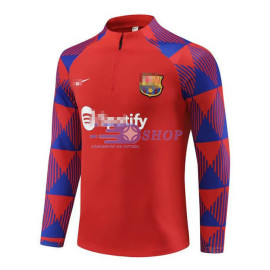 Sudadera de Entrenamiento Barcelona Rojo/Azul 2023/2024