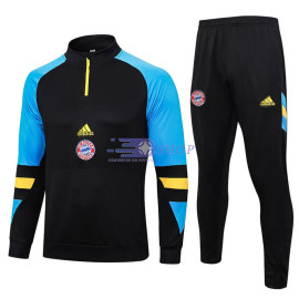 Sudadera de Entrenamiento Bayern Múnich Negro/Azul 2023/2024