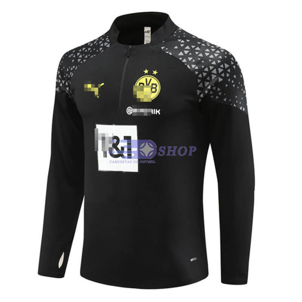 Sudadera de Entrenamiento Borussia Dortmund Negro 2023/2024