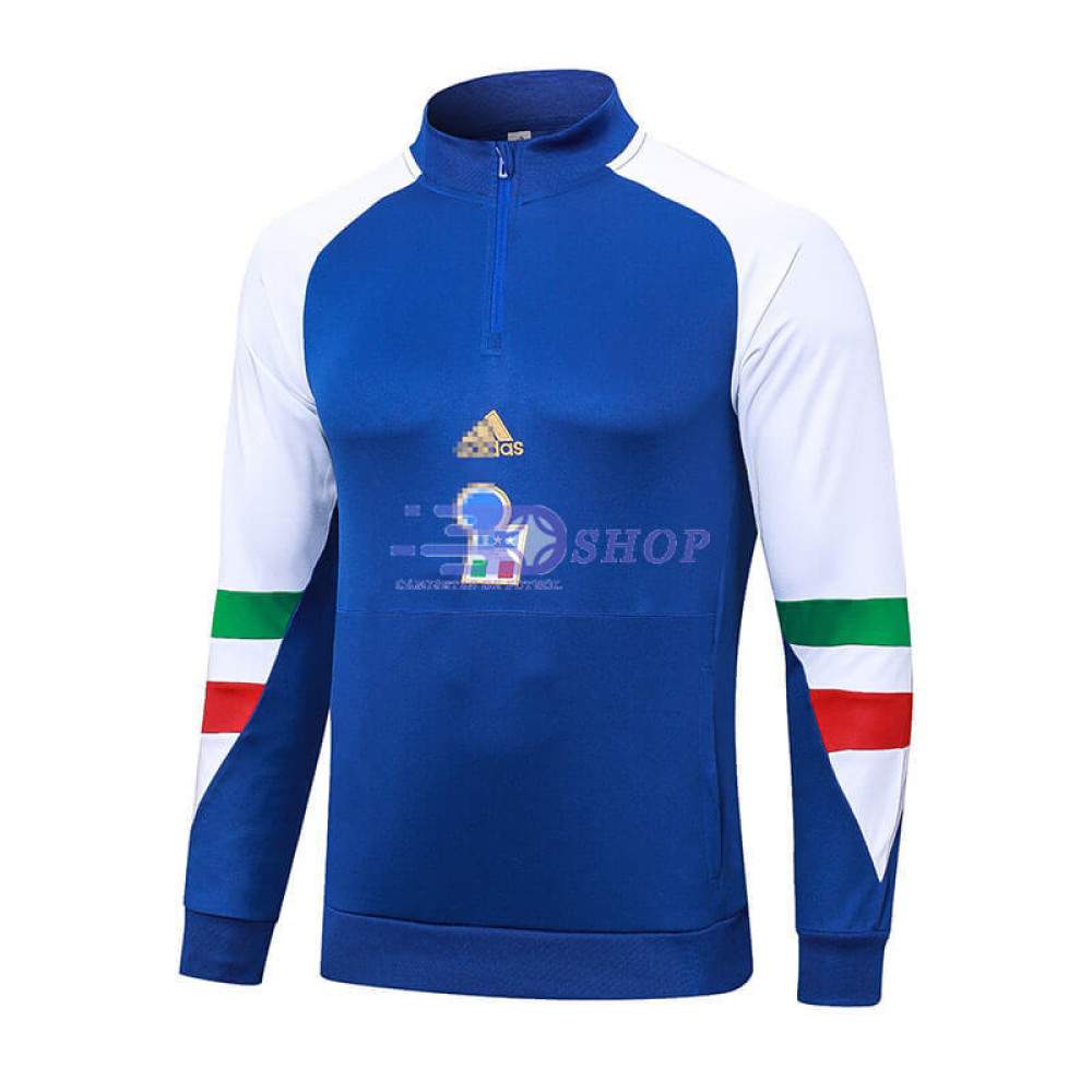 Sudadera de Entrenamiento Italia Azul/Blanco 2023