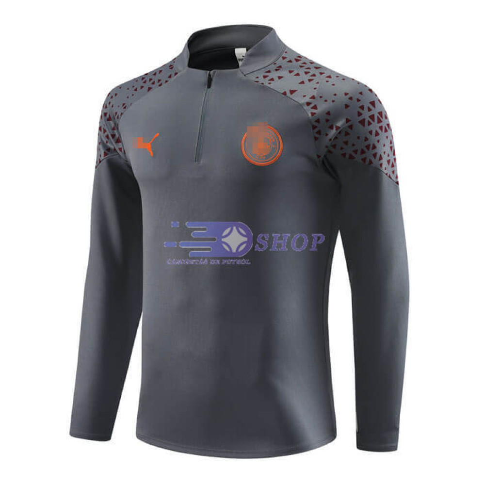 Sudadera de Entrenamiento Manchester City Gris Oscuro 2023/2024