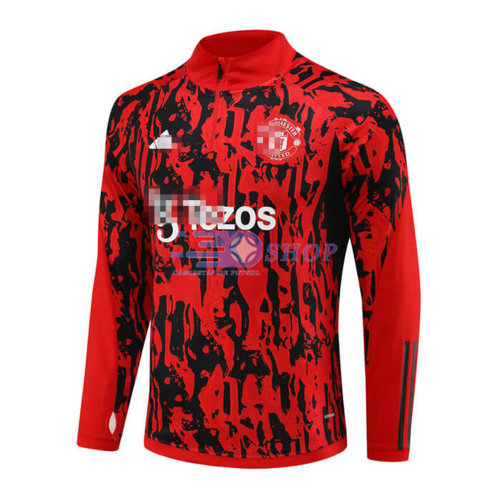 Sudadera de Entrenamiento Manchester United Rojo/Negro 2023/2024