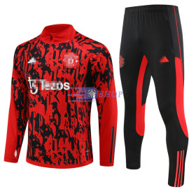 Sudadera de Entrenamiento Manchester United Rojo/Negro 2023/2024