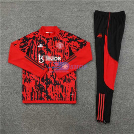 Sudadera de Entrenamiento Manchester United Rojo/Negro 2023/2024