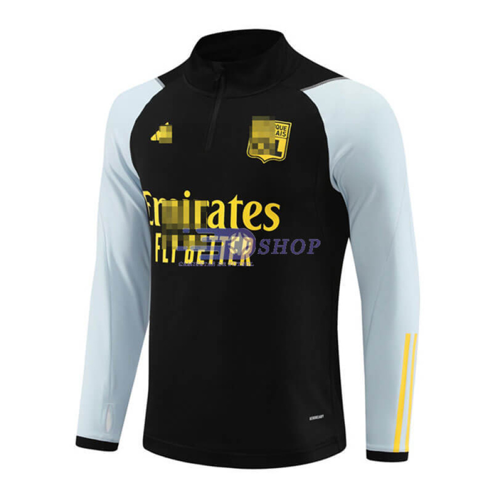 Sudadera de Entrenamiento Olympique De Lyon Negro 2023/2024