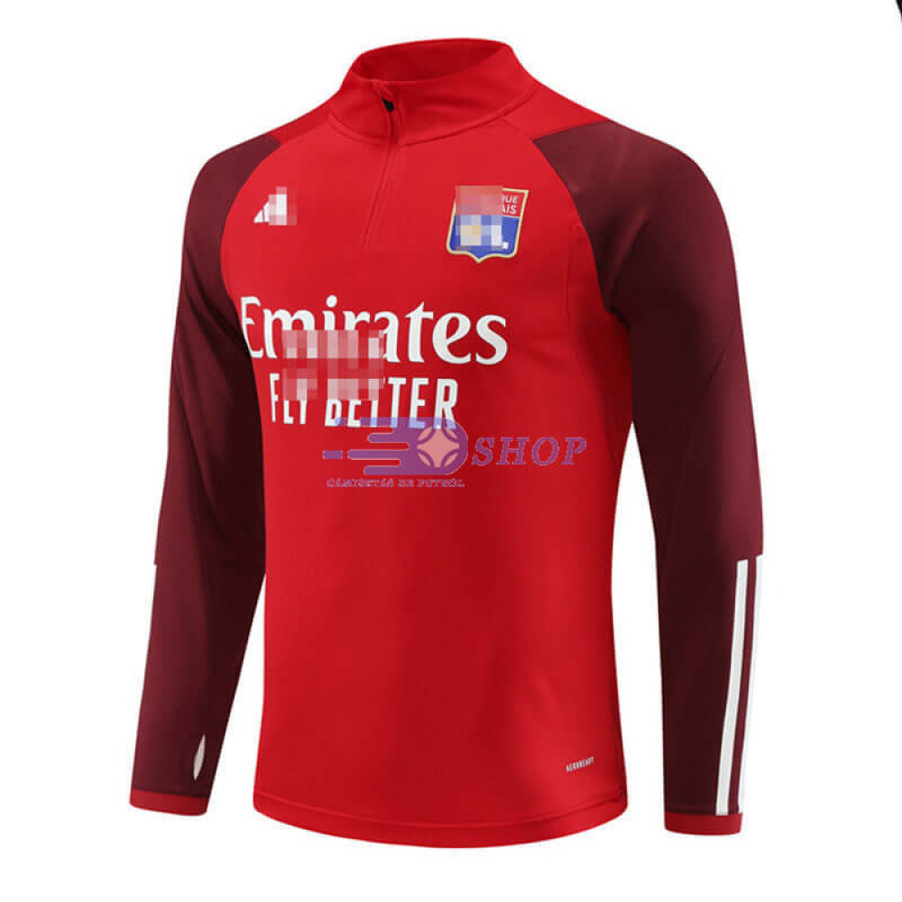 Sudadera de Entrenamiento Olympique De Lyon Rojo 2023/2024