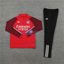 Sudadera de Entrenamiento Olympique De Lyon Rojo 2023/2024