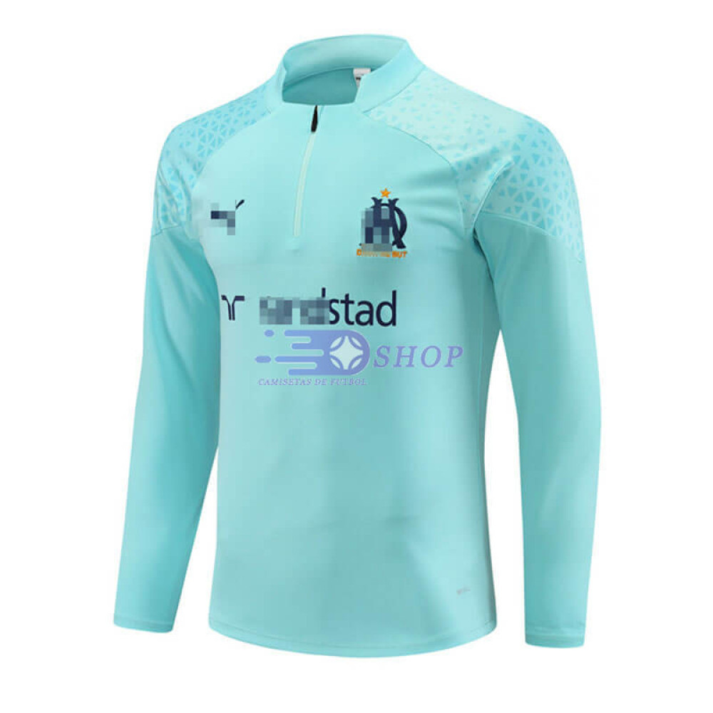 Sudadera de Entrenamiento Olympique Marsella Azul Claro 2023/2024