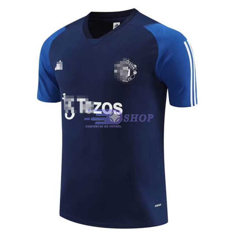 Camiseta de Entrenamiento Manchester United Azul 2023/2024
