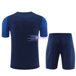 Camiseta de Entrenamiento Manchester United Azul 2023/2024 Niño Kit