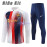 Sudadera de Entrenamiento Barcelona Blanco/Azul/Rojo 2023/2024 Niño Kit