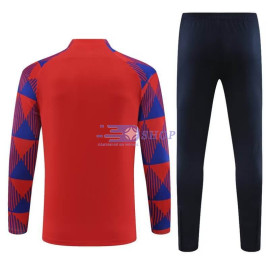 Sudadera de Entrenamiento Barcelona Rojo/Azul 2023/2024 Niño Kit