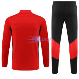 Sudadera de Entrenamiento Manchester United Rojo 2023/2024 Niño Kit