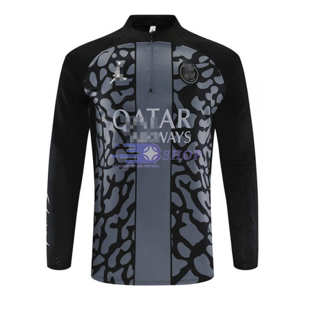 Sudadera de Entrenamiento PSG Negro/Gris 2023/2024