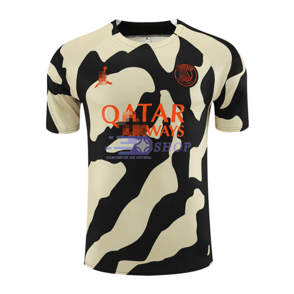 Camiseta de Entrenamiento PSG Amarillo/Negro 2023/2024