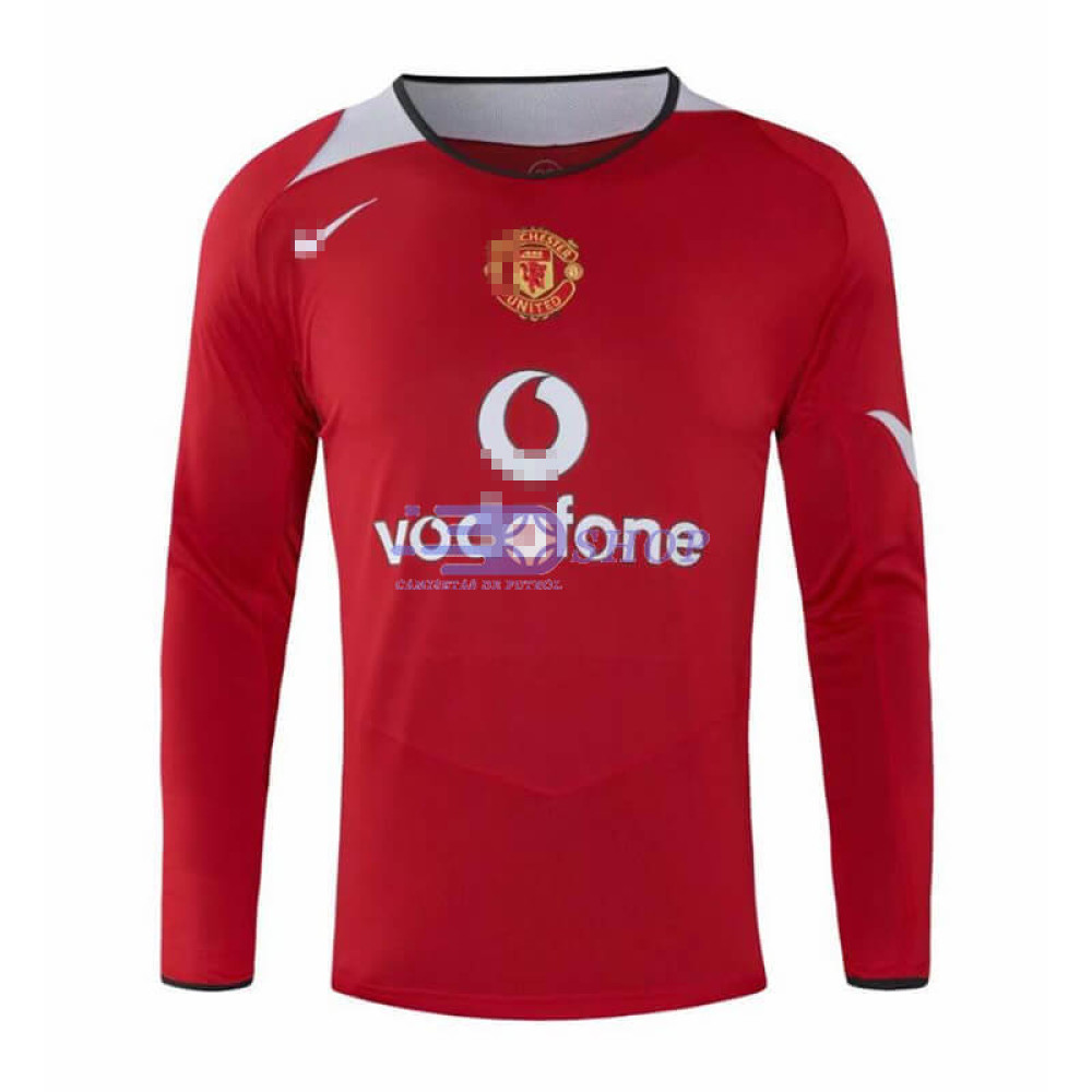 Camiseta Manchester United 05/06 1ª Equipación Retro ML
