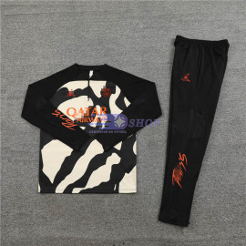 Sudadera de Entrenamiento PSG Negro/Amarillo 2023/2024