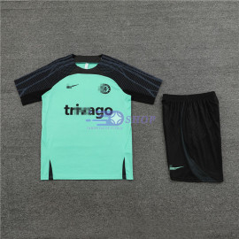 Camiseta de Entrenamiento Chelsea Verde 2023/2024 Niño Kit