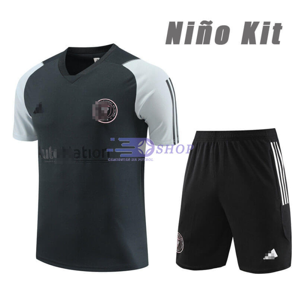 Camiseta de Entrenamiento Inter Milan Gris 2023/2024 Niño Kit