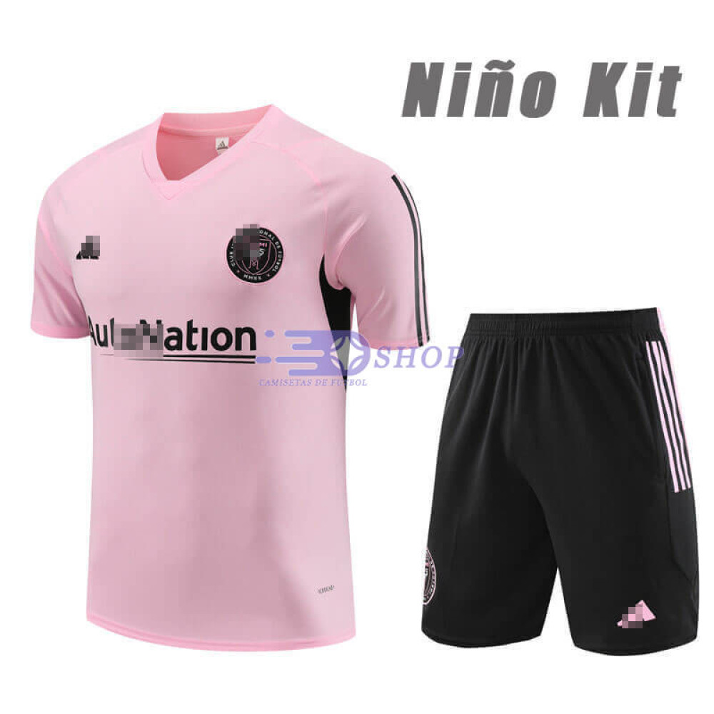 Camiseta de Entrenamiento Inter Milan Rosa 2023/2024 Niño Kit
