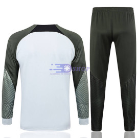 Chandal Barcelona Gris Claro/Verde 2023/2024