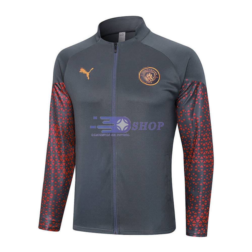 Chaqueta Manchester City Gris/Rojo 2023/2024