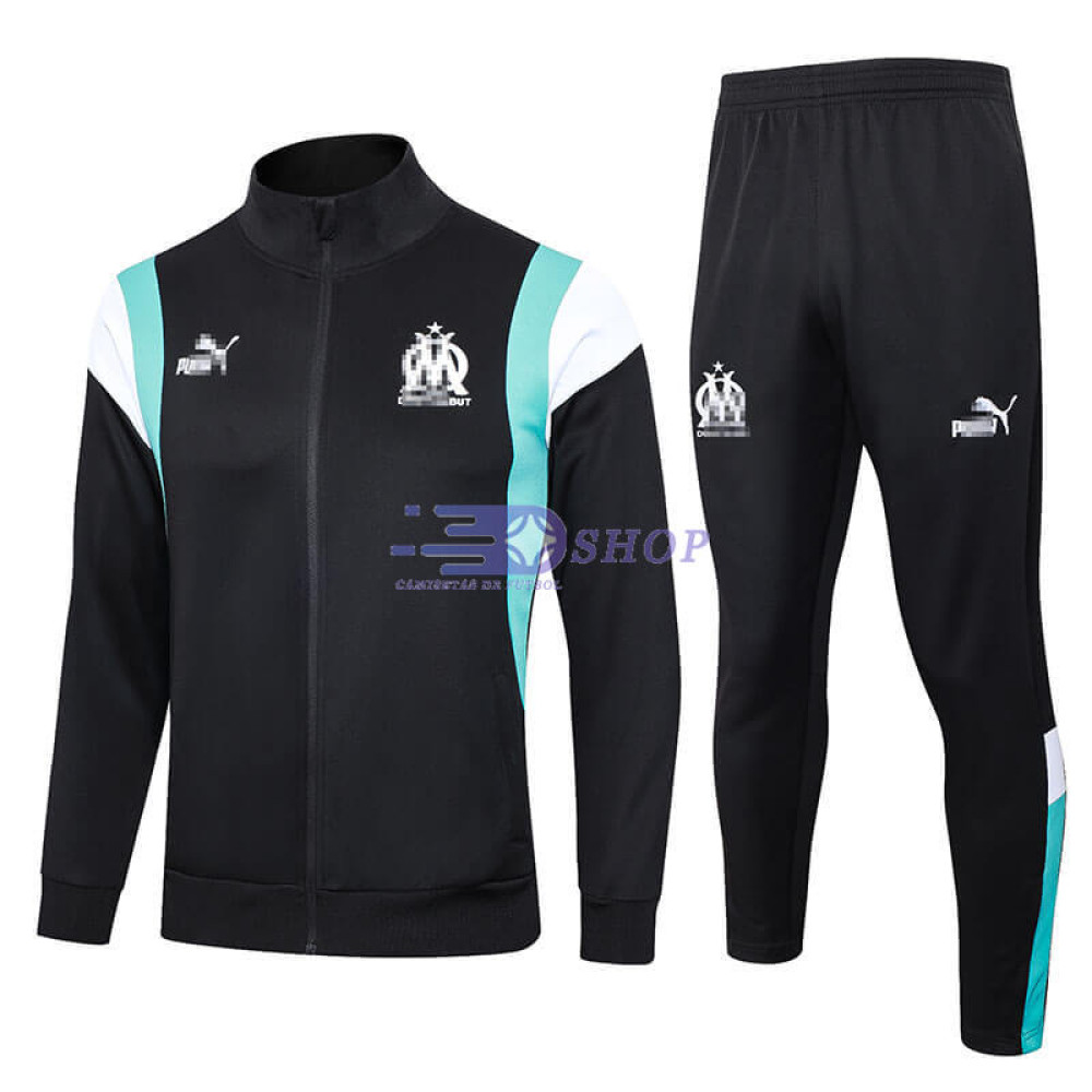 Chandal Olympique Marsella Negro 2023/2024